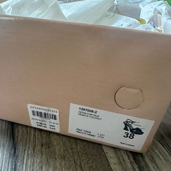 Vicenza Veneto knotted heels in mustard sz 38 - 7/7.5 US - Picture 4 of 7